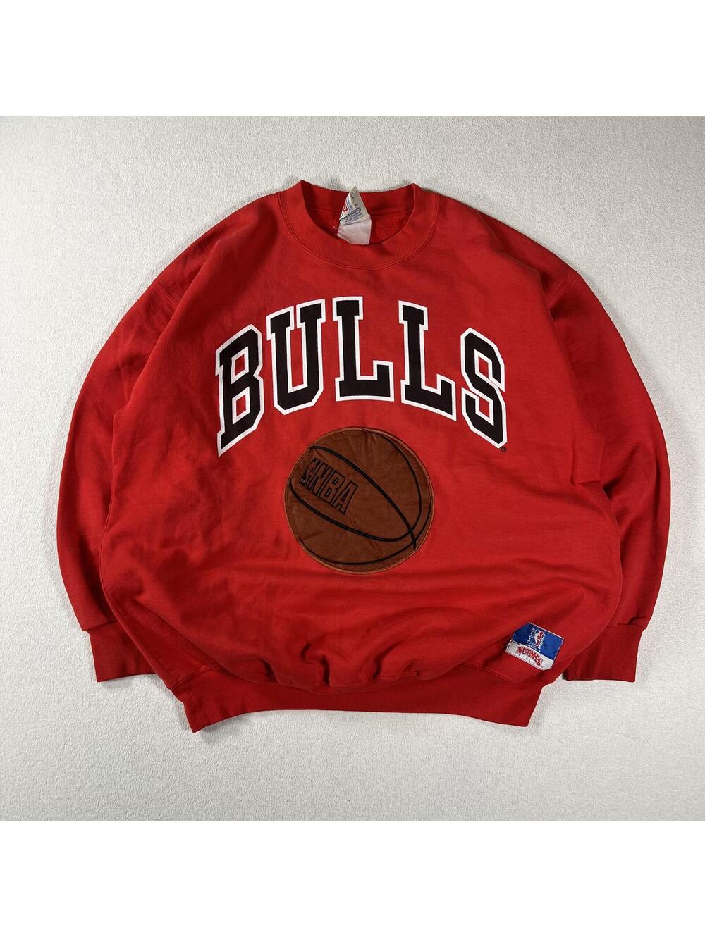 Vintage 90s Chicago Bulls Nutmeg Mills NBA Crewneck Sweater